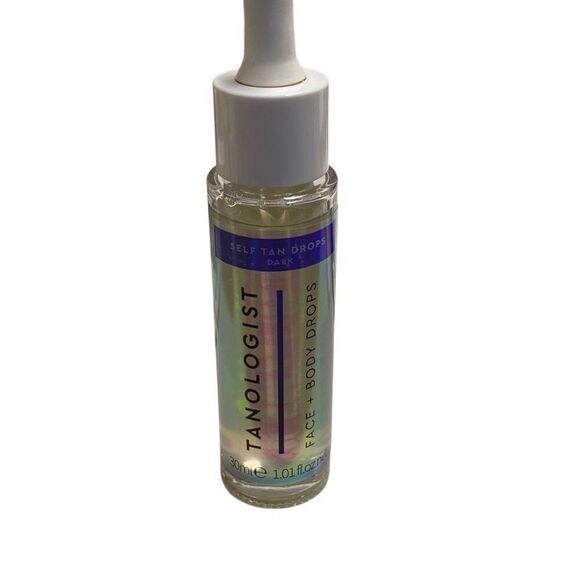 Tanologist Face + Body Drops Sale Tan Drops Dark 1oz New - Picture 1 of 1